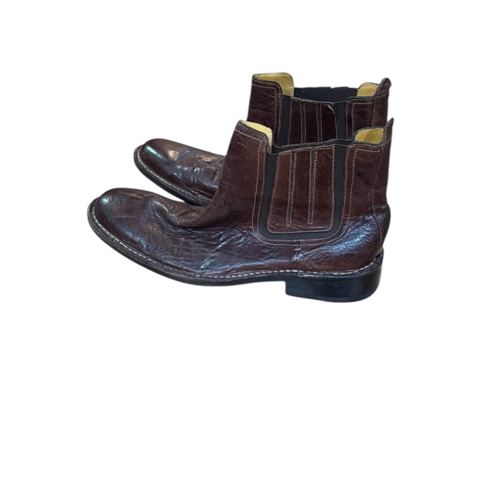 COLE HAAN Mens Chelsea Boot Leather Dark Brown Size 11 US
